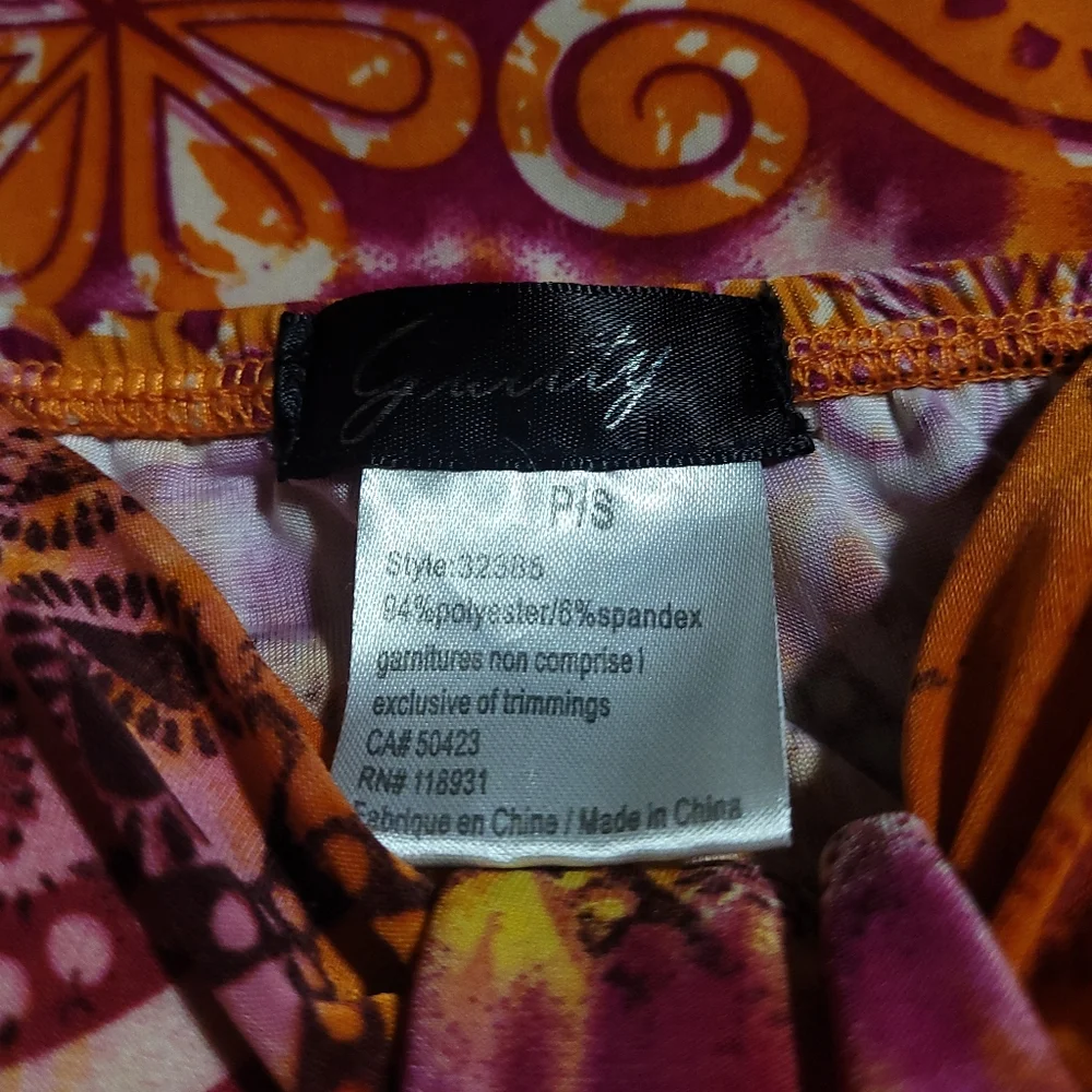 S | Strapless Ruched/Padded Boho Top - Picture 5 of 5